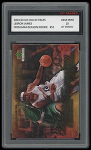 LEBRON JAMES 2003-04 UPPER DECK #52 1ST GRADED 10 ROOKIE CARD LAKERS/CAVALIERS - Bild 1 von 1