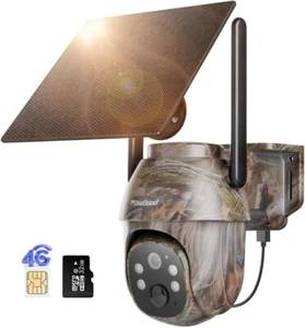 4G LTE Solar Cellular Trail Camera,360° Game Camera with Night Vision,No WiFi - Picture 1 of 9