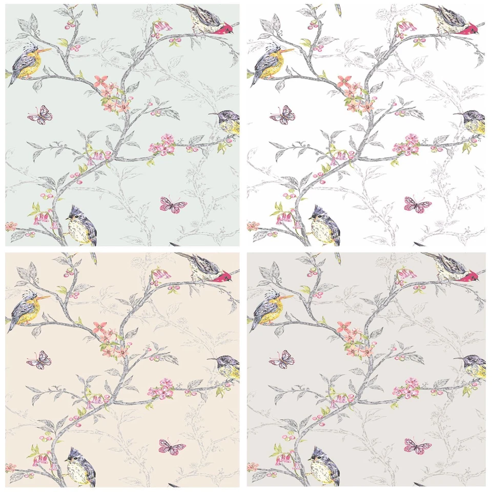 Papel pintado Holden Decor Phoebe Birds 4 colores - Imagen 1 de 1
