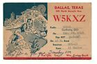 1946 Comic Art QSL: W5KXZ – Wm. Carter Gault – Dallas TX – W8KXL Print