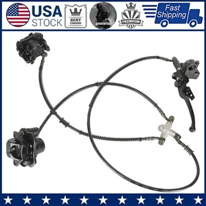 Pinzas gemelas de freno de disco delanteras hidráulicas para 150cc 200cc ATV Quad Go Kart Taotao - Imagen 1 de 13