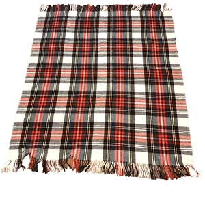 Christmas Throw Blanket Fabric Warm Holiday Home Decor Acrylic 60"x52" Read - Picture 1 of 9