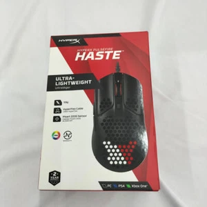 HyperX Pulsefire Haste Verkabelt Gaming Maus Schwarz Gebraucht - Bild 1 von 6