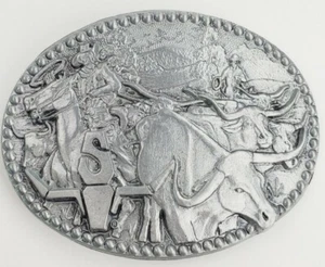 Hebilla de cinturón de transmisión de ganado de colección serie Zee - Imagen 1 de 8