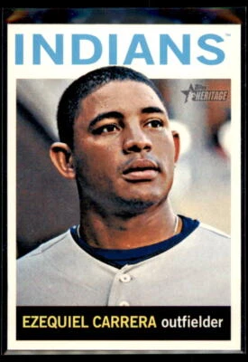 2013 Topps Heritage  Ezequiel Carrera  #362 Cleveland Indians - Image 1 of 2