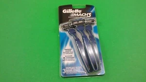 GILLETTE MACH3 JEDNORAZOWE MASZYNKI DO GOLENIA 3 JEDNORAZOWE - Zdjęcie 1 z 4