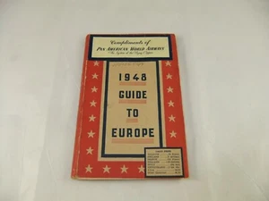 Pan American Pan Am Airways Flying Clippers NY Herald Tribune Guide Europa 1948 - Imagen 1 de 11