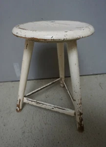 RS1221-321: AMA Bauhaus Stuhl Werkstatt Schemel Hocker Industrie Design - Bild 1 von 8