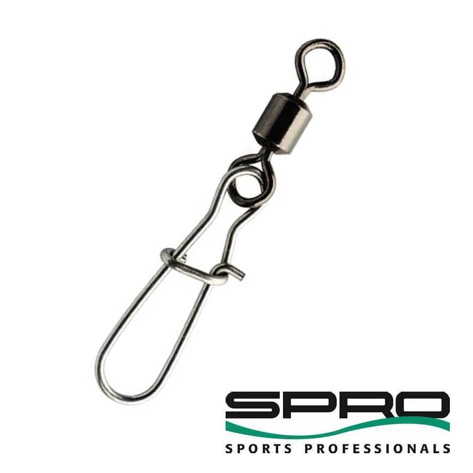 SPRO Rollwirbel mit fast Lock Karabiner - Size 4