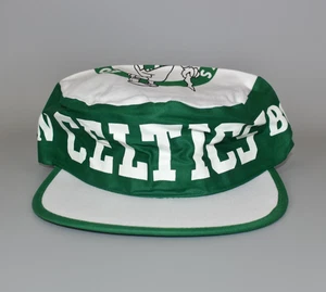 Boston Celtics Vintage Twins Enterprise Stretch Fit Painters Cap Hat - Picture 1 of 7