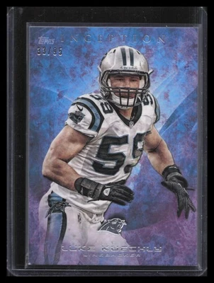 2013 Topps Inception #95 Luke Kuechly Purple #/95 - Image 1 of 2