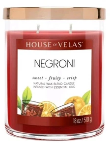 House of Velas Candle Collection, Negroni, Jar 18oz - Picture 1 of 2