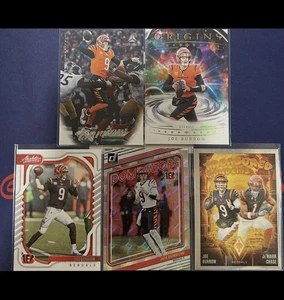 NFL Football Cincinnati Bengals 22-25 Panini Joe Burrow 5 Card Lot MINT - Picture 1 of 1
