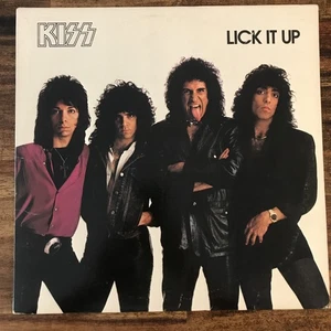 KISS Lick It Up Vinyl LP 1983 Mercury 422-814 297-1 M-1 Inner Sleeve w/ Lyrics - Picture 1 of 9