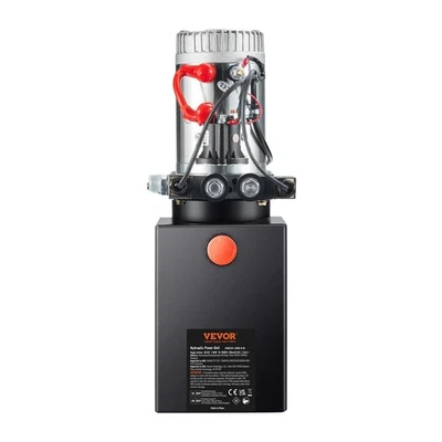 6Quart 3200PSI 0.91GPM Double Acting Hydraulic Power Unit 12V DC for Trailer - Image 1 of 4