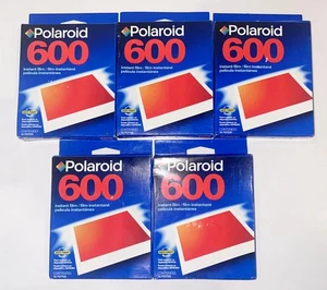 Polaroid 600 5 Packs Film 10 Exposures Each 50 Total. Expired 07/02! - Picture 1 of 2
