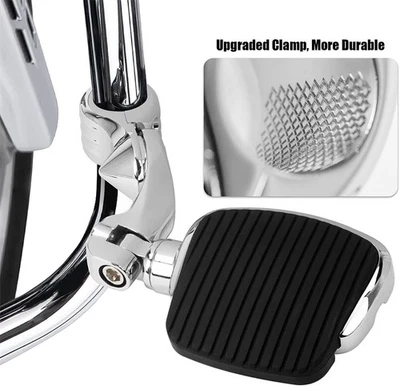Kit de suporte de pegadas barra de colisão rodoviária 1,25" para Harley Touring Street Glide - Imagem 1 de 4