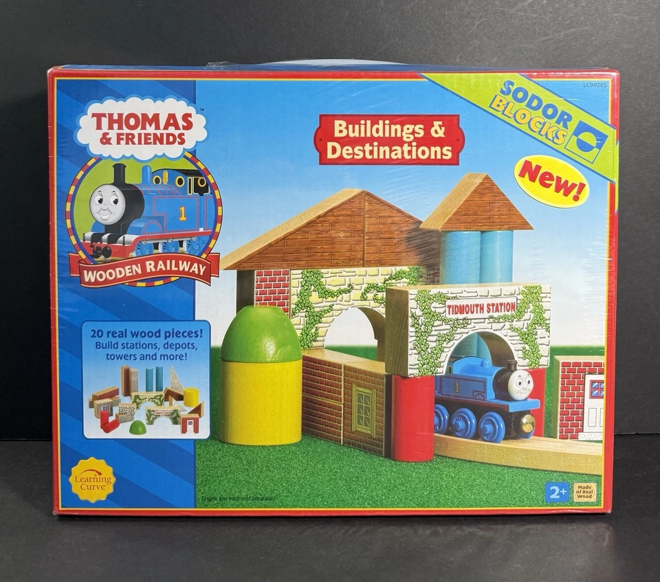 Thomas & Friends здания и назначения Содор блоки, дерево 2004 LC99265 ЗАПЕЧАТАННЫЙ - Изображение 1 из 4