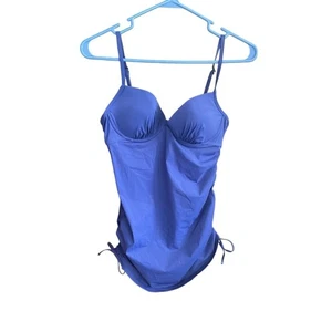 Love your assets A SPANX Shaping Women's Navy Blue One Piece Bathing Suit Medium - Picture 1 of 10