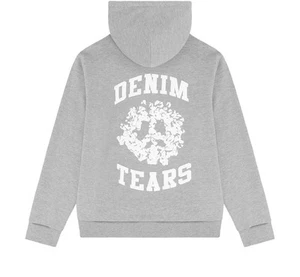 Felpa con cappuccio e zip Denim Tears University RARA taglia XXL 100% autentica - Foto 1 di 5