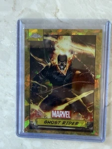 2024 Topps Marvel Chrome Sapphire Ghost Rider Gold #90 /50 - Bild 1 von 3