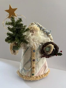 Primitiver Stil Weihnachten Schneider Quilt Weihnachtsbaum Topper Figur Cottagecore - Bild 1 von 17