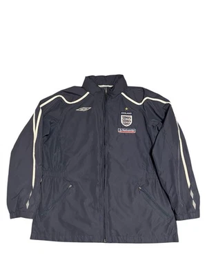 Umbro England Football Jacket Navy Blue Size Large Full Zip Nationwide Retro - Image 1 of 4