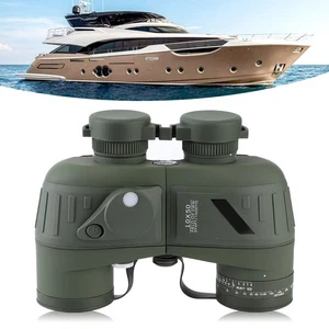⁺10x50 Binoculars Waterproof Marine Accessory With Glimmer Night Vision - Picture 1 of 21