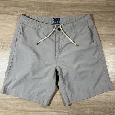 Pantalones Cortos Faherty Para Hombres 33 Todo el Día Cordón Atlético Elastizado Cremallera Bolsillo Informal Foto 1 de 4