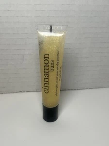 Philosophy CINNAMON BUNS Alto Brillo Sabor Brillo Labial Transparente .5 oz/15 ml Nuevo - Imagen 1 de 2