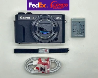 Canon PowerShot G7 X Mark II 20.1 MP Digital Camera - Black - Image 1 of 4