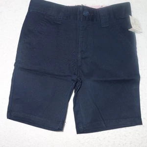 NEW Cat & Jack Chino Uniform Shorts Navy Blue Girl's Size 4 - Picture 1 of 4