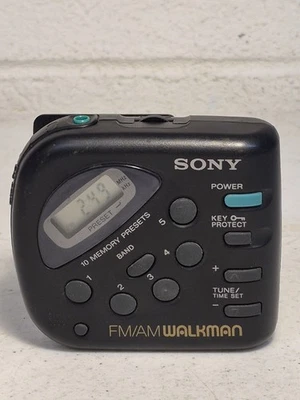 Vintage Sony SRF-M32 Walkman AM/FM Clock Radio TESTED - Image 1 of 4