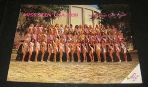 Orig 1990 MISS TEEN USA Promo Poster BILOXI MISSISSIPPI Winner Bridgette Wilson - Foto 1 di 2