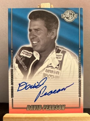 2001 Wheels Authentic David Pearson Autographed Racing card - Image 1 of 2
