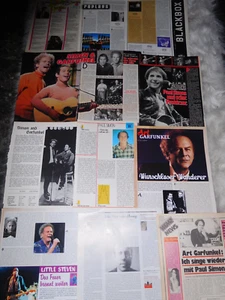 SIMON AND GARFUNKEL 169 TEILE/PARTS CLIPPINGS LOT SAMMLUNG 0821 - Imagen 1 de 3