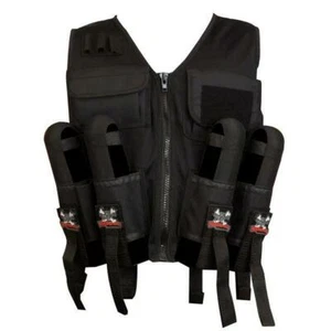 Maddog Lightweight Paintball Sport Vest Black Milsim - Picture 1 of 6