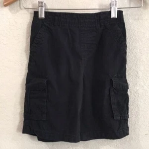 Garanimals Boys Sz 5 Black Pull On Cargo Shorts 100% Cotton - Picture 1 of 6