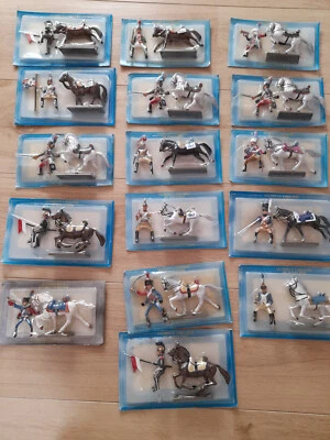 Lot Figurines de cavalier ancienne empire, glorieux cavalier de Napoléon, Plomb - Photo 1/4