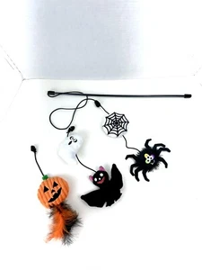 Halloween Interchangeable Teaser Wand Cat Toy - Picture 1 of 5