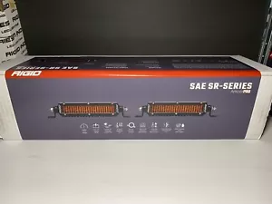 RIGID INDUSTRIES SR SERIES SAE 6" W/AMBER PRO LENS - PAIR - 906705 - Picture 1 of 9