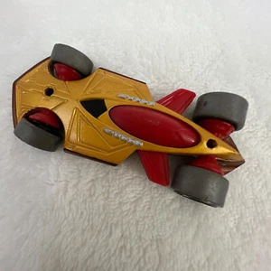Hot Wheels 2010 Saber Reversible Sword Shaped Flip Car Gold Brown - Picture 1 of 4