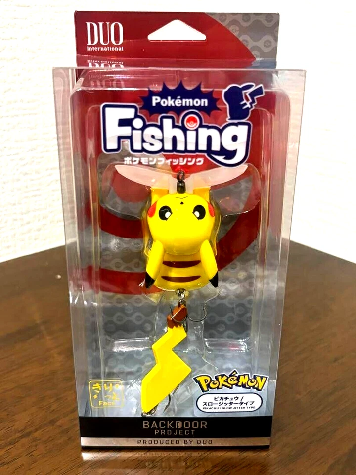 Duo Pokemon Fishing Lure Pikachu J SLOW JITTER TYPE Serious Face From Japan