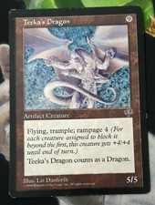 Teeka's Dragon MTG Mirage Rare Artifact Heavily Played x1 OC1