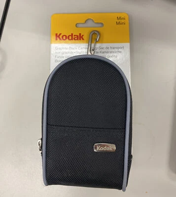 Kodak Mini Graphite Black Camera Bag With Strap For Carrying - Image 1 of 3