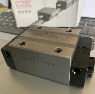 CSK LMG25 Linear Guide Block LMG25H Linear Bearing Car for Guide Width 25mm UK - Image 1 of 4