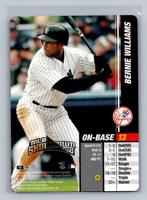 2003 MLB Showdown Bernie Williams Showdown League Promo #P55 Yankees Rare - Image 1 of 2