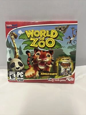 World of Zoo Jungle Kartz (PC Windows vista/ XP/ 7) New In Sealed Case - Image 1 of 4