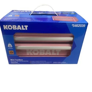 Kobalt Mini 2 Drawer Steel Tool Box - Pink (54422) Valentines Edition - Picture 1 of 3