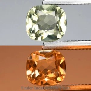 💎 0.68ct VS Cushion Natural Color Change Diaspore - Turkey Gemstone - Imagen 1 de 6